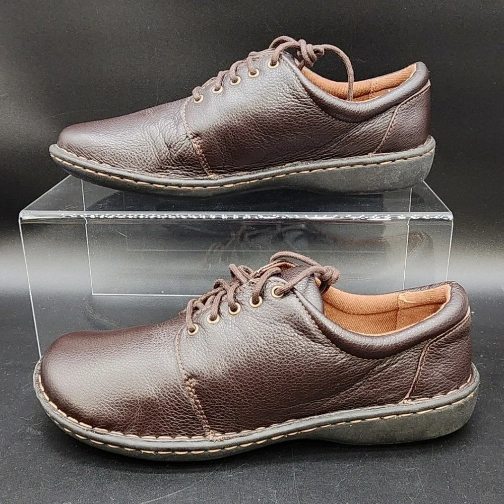 Cabelas 11M Brown Leather Oxford Shoes Rugged Casual Outdoor Gorpcore FB7002-53